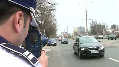 Şofer vitezoman prins de poliţişti pe DN 2, în Buzău