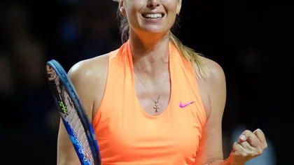 Maria Şarapova, victorie superbă la revenirea în circuitul WTA. A învins-o pe Roberta Vinci, la Stuttgart