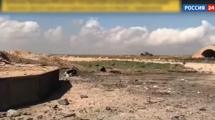 Cum arată Siria, după atacul SUA. Imagini cu baza aeriană şi de la lansarea rachetelor VIDEO