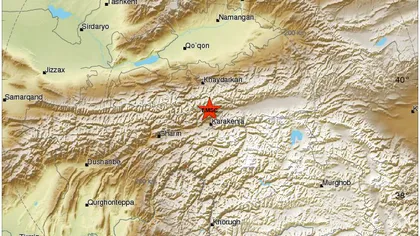 Cutremur moderat cu magnitudinea de 5,8 grade în Tadjikistan
