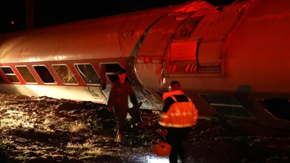 Accident feroviar grav în Grecia. Patru oameni au murit şi mulţi alţii sunt răniţi