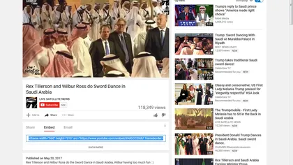 Donald Trump şi suita lui au dansat cu săbii în Arabia Saudită, împreună cu gazdele FOTO şi VIDEO