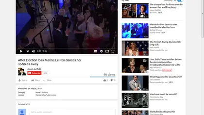 Cum a dansat de supărare Marine Le Pen după ce a pierdut alegerile prezidenţiale VIDEO