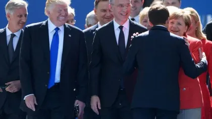 Macron l-a ignorat pe Trump la summitul NATO de la Bruxelles