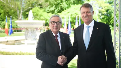 Discursul lui Klaus Iohannis după întâlnirea cu Jean Claude Juncker: România are atuul de a fi o sursă de stabilitate GALERIE FOTO