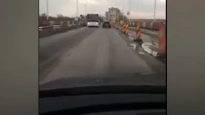 Podul de la Năvodari riscă să se prabuşească, iar autorităţile se încurcă în documente VIDEO