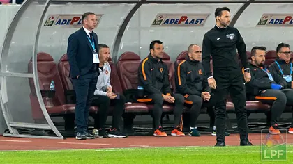 Steaua, sancţionată dur de FRF. Reghecampf a fost suspendat până la finalul campionatului