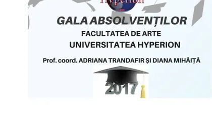 Gala Absolvenţilor Facultăţii de Arte 2017-Hyperion, clasa prof. Adriana Trandafir şi Diana Mihăiţă, la Teatrul de pe Lipscani