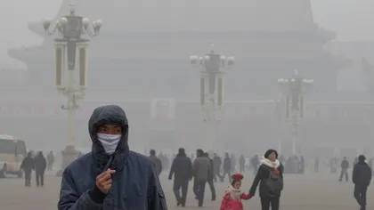 O furtună de nisip a acoperit Beijingul. Fenomenul neobişnuit a provocat o poluare periculoasă