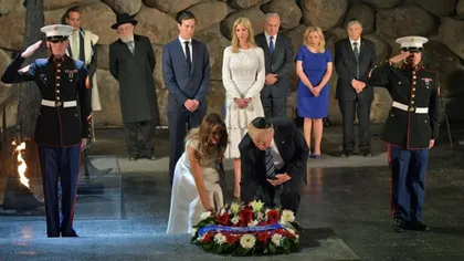 Vizita lui Trump în Israel: Preşedintele american spune că Holocaustul a fost 