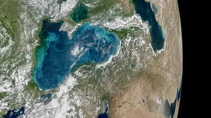 Marea Neagră, văzută din spaţiu. Imagine spectaculoasă publicată de NASA