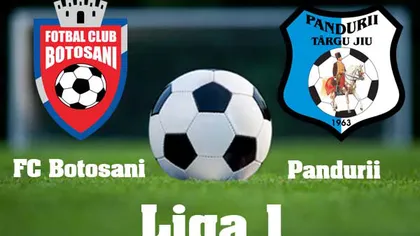 FC BOTOŞANI - PANDURII LIVE VIDEO ONLINE 2017 DIGI SPORT. LIVE STREAMING DOLCE SPORT: Gorjenii, la mâna lor