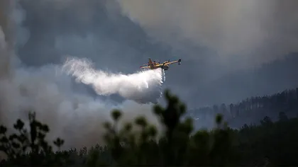 Un avion care participa la stingerea incendiilor de pădure din Portugalia s-a prăbuşit