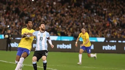 Amicalul verii în fotbalul mondial. Argentina lui Messi a învins Brazilia, într-un meci jucat în Australia VIDEO