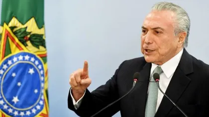 Preşedintele Braziliei, inculpat pentru luare de mită. Michel Temer a primit peste 10 milioane de dolari