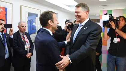 Klaus Iohannis, după întâlnirea cu Emmanuel Macron: Eu îi asigur pe toți că România este stabilă