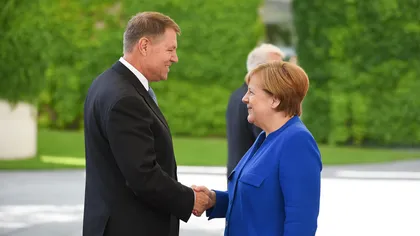 Klaus Iohannis, la întâlnirea cu Angela Merkel la Bucureşti: Am transmis mesajul că avem o criză în coaliţia de guvernare