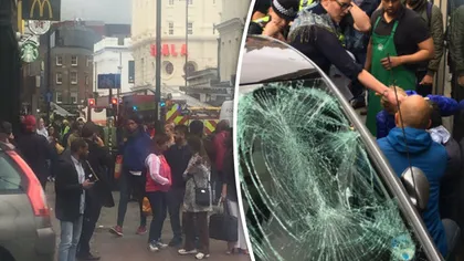 Panică la Londra: O maşină a intrat în oamenii aflaţi într-o cafenea de lângă staţia King's Cross