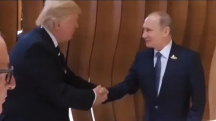 G20: Prima strângere de mână între Donald Trump şi Vladimir Putin, înregistrată video