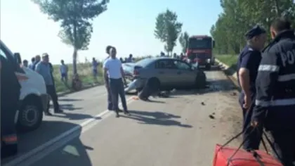 Accident cu 2 morţi şi 2 răniţi în Dolj. Victimele se îndreptau spre locul de muncă VIDEO