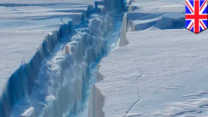 Unul dintre cele mai mari aisberguri din lume, de patru ori suprafaţa Londrei, se desprinde total din cauza temperaturilor în creştere