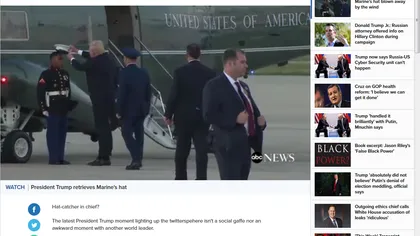 Un gest făcut de Donald Trump a ajuns VIRAL pe Internet VIDEO