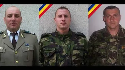 Cei trei militari morţi în accidentul din Argeş, înmormântaţi cu onoruri militare. Situaţia dotărilor din Armată, analizată în CSAT