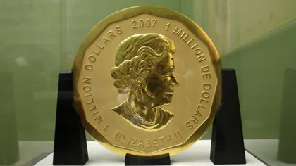 S-a furat din muzeu o monedă de aur de 100 de kilograme, cu efigia reginei Angliei. Clan arab, arestat VIDEO