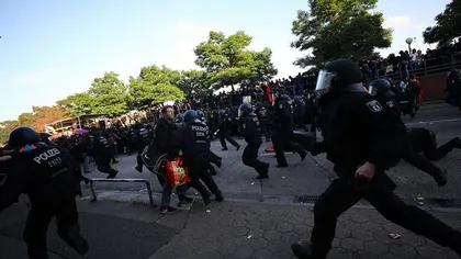 Noi violenţe la un marş anti-G20 la Hamburg