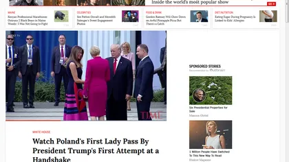 Summit G-20. Trump a rămas cu mâna întinsă de către Prima Doamnă a Poloniei