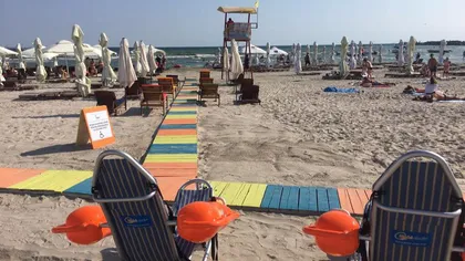 Premieră pentru litoralul românesc, prima plajă dotată cu facilităţi pentru persoanele cu dizabilităţi a fost inaugurată