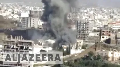 Zeci de morţi într-un atac aerian asupra capitalei Yemenului