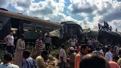 Accident feroviar în Egipt: 36 de persoane au murit, alte 100 au fost rănite UPDATE