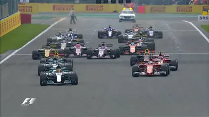 Lewis Hamilton a câştigat Marele Premiu al Belgiei, Sebastian Vettel pe locul 2