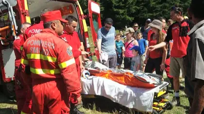 Momente de panică pe Trasfăgărăşan. Elicopterul SMURD a intervenit de urgenţă după ce o fetiţă a căzut într-o cascadă