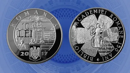 BNR lansează o monedă de argint la 150 de ani de la înfiinţarea Bibliotecii Academiei Române