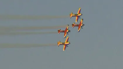 Spectacol aviatic de excepţie pe cerul Sucevei VIDEO