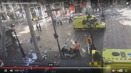 ATAC TERORIST ÎN BARCELONA: Patru români au fost răniţi în atentat, doar unul a rămas internat. Telefoane utile Consulat UPDATE