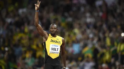 Usain Bolt a fost învins în ultima cursă de 100 metri din carieră, la Campionatele Mondiale de la Londra VIDEO