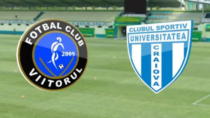 VIITORUL - CSU CRAIOVA 0-0: Oltenii au ratat un penalty şi ocazia de a egala FCSB în clasament