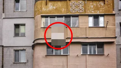 Incredibil ce a spălat şi a pus la uscat pe balcon o moldoveancă de la Chişinău. Aşa ceva nu s-a mai văzut FOTO