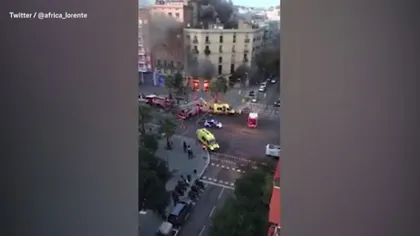 Explozii puternice la o brutărie din Barcelona. Cel puţin 21 de persoane au fost rănite VIDEO