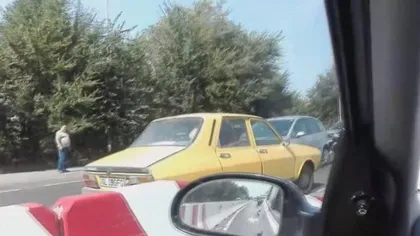 Un şofer inconştient a fost filmat conducând trei kilometri pe contrasens. Totul s-a întâmplat în Brăila VIDEO