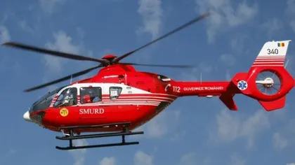 Elicopter SMURD, probleme cu aterizarea la Cluj, un motor a cedat în zbor