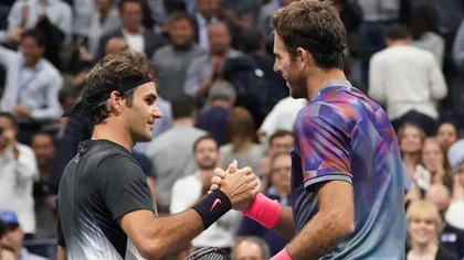 US OPEN 2017. Roger Federer, eliminat de Del Potro. 