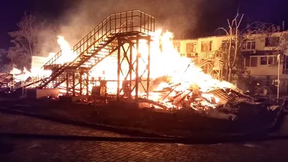 Incendiu la o tabără din Odessa. Cel puţin 2 copii au murit, iar un altul este dat dispărut VIDEO