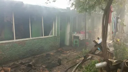 Incendiu puternic la Brăila. Şase case au fost cuprinse de flăcări UPDATE