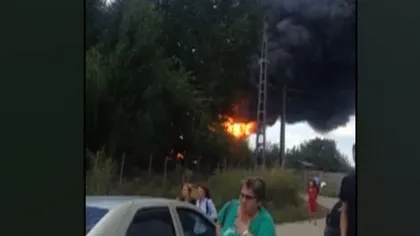 S-a deschis dosar penal în cazul incendiului de la fabrica de uleiuri din Orăştie VIDEO