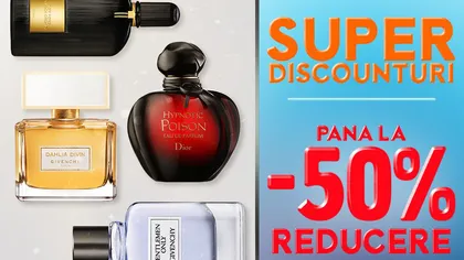 În septembrie, discounturi de până la 50% la parfumeria.ro!