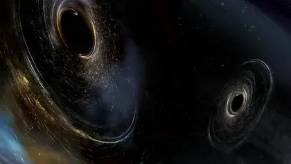 Unde gravitaţionale rezultate din coliziunea a două găuri negre, detectate simultan de două observatoare